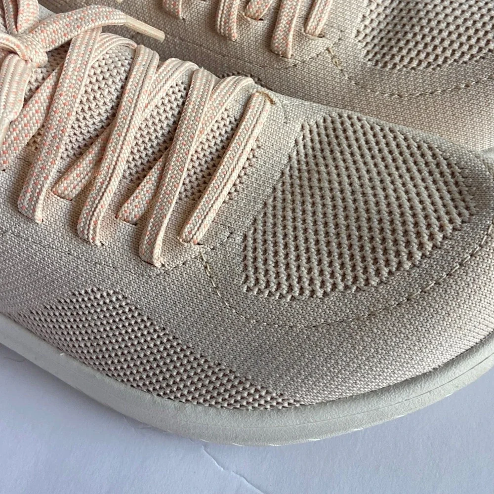 Skechers Womens B Flex Slip On Sneaker Taupe Knit Memory Foam 149186R Size 11
